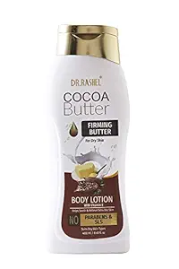 DR.RASHEL Cocoa Butter Body Lotion For Men & Women (400 ML)