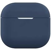 Colored Silicone Case (dark blue) Compatible with AirPods Pro 3 (2025)