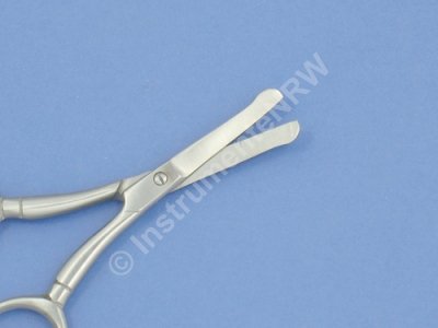 Pfotenschere Krallenschere Fellschere 9 cm – ABGERUNDET – Gebogene Schnittfläche - 3