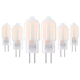 led g4 12v 4w 💡[Protección Ocular] - Encendido instantáneo con brillo total, no regulable, sin parpadeo, sin zumbido. El índice de reproducción de color súper alto (CRI> 82) proporciona un color más vivo y natural. Por favor, no los instale en el accesorio con un atenuador, ya que puede hacer que la bombilla parpadee o se escuche ruido.
