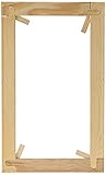 bastidor lienzo a medida Listones con sección de 46 x 17 mm (las medidas corresponden al ancho y fondo respectivamente del listón de pino de Soria)