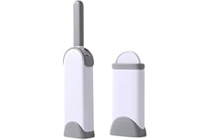 FBJ&CUNMA Spazzola per vestiti spazzola per polvere letto estraibile test appiccicoso spazzola domestica bifacciale elettrostatica cappotto spazzola per animali domestici (grigio)