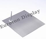 Metallplatte Standplatte für Schaufensterpuppe nickel matt