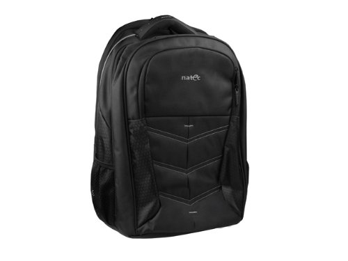 Natec Rucksack Camel 2 für 17,3-Zoll-Laptop, schwarz
