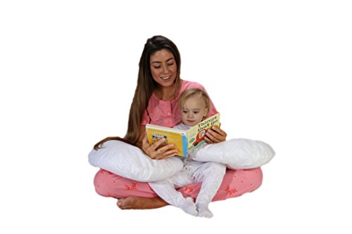 Preisvergleich Produktbild Sanggol® Sanggol Boomerang 'C' Schwangerschaftskissen, Mutterschaft kissen, Stillende Kissen, Krankenpflegekissen, Lagerungskissen, Stillenkissen, Schwangerschaftskissen Kuschelkissen, Schmerzlinderungkissen - drei Anwendungsmöglichkeiten, stützt den gesamten Körper 360°! Mit kostenlosem Kissenbezug aus 100 % Baumwolle