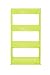 Produktbild Grünes Nischenregal Küchenregal Badregal Standregal Allzweckwagen schmal 4 Ablagen mit Rollen idealer Nischenschrank Nischenwagen Küchenschrank Ordnungswagen Küche Abstellraum (Grün, 101 x 55 x 13 cm)