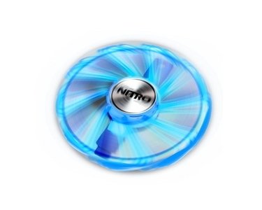 Preisvergleich Produktbild Sapphire Nitro Gear LED Luefter Cyan Blue Lite