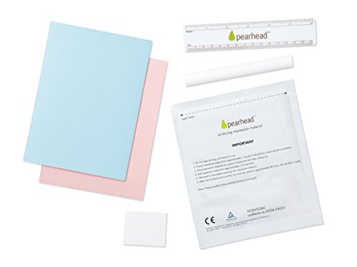 Pearhead P63000 Baby Abdruck Deluxe Wand-Bilderrahmen mit inbegriffenen Set zur Erstellung von Hand / Fußabdruck, perfektes Shower Geschenk Andenken, weiß - 2