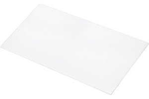 Rebower 152x305x4mm UHMW Polyethylene Sheets Ultra High Molecular Weight White Plastic Sheet [for Home, Industrial]
