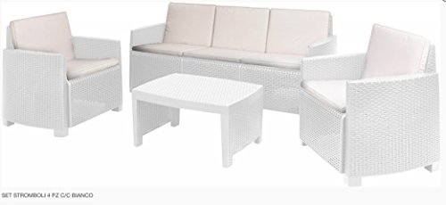 Ipae-Progarden S.P.A. Set Stromboli 4 Pz C/C Bianco