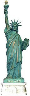 Statue of Liberty Replica - 5.25 Copper, Statue of Liberty Souvenirs, NY Souvenirs by Forgot My Souvenirs