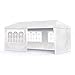Produktbild Sekey 3x6m Garten Wasserdicht Pavillon/Gartenpavillon/Verstellbare/Gartenzelt Beine, für Garten/Party/Hochzeit/Picknick, UV30+,SeitenwändenWeiß