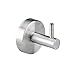 Produktbild Axial-Serie - Handtuchhaken (Single) 2er-Set aus hochwertigem Edelstahl, matt, gebürstet - zum KLEBEN oder BOHREN
