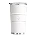Produktbild haodene Mini Nano Luftreiniger Luftbefeuchter Tragbar Air Purifier für KFZ Schlafzimmer mit Lichteffekt New Style Weiß