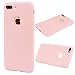 Produktbild Nancen Case Apple iPhone 7 Plus / 8 Plus (5,5 Zoll) Handy Hülle Einfarbig Blassrosa. Weich TPU Silikon Case