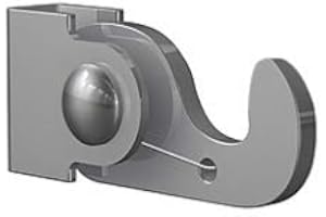 Arti Teq - Lot de 5 crochets 40kg autobloquants tige 4x4mm