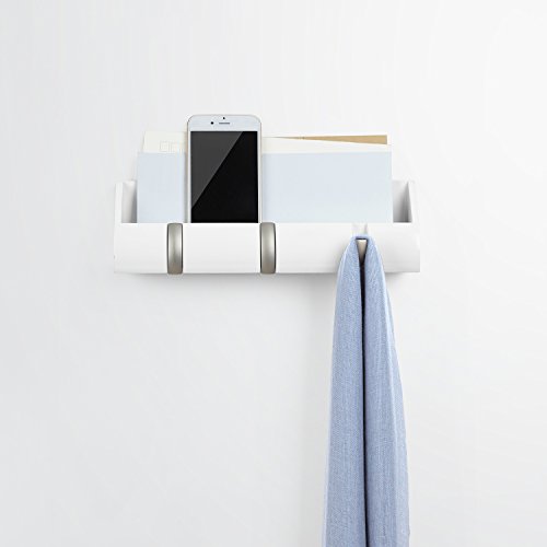 Umbra 1004250-660 Cubby Mini-Aufbewahrung, Holz, weiß, 27,62 x 5,71 x 7,62 cm - 5