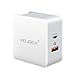 Price comparison product image USB-C PD Wall Charger 30W Power Delivery Type-C & Quick Charge 18W USB Fast Charge Charger Adapter for Pixel 3 XL, 5X/ 6P, Galaxy S9, Nintendo Switch, iPhone XR/ XS Max, iPad Pro, Macbook and more