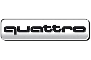 Avisa Aluminium Embleme/Logo - Quattro - 7x1,7cm