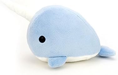 Bellzi® Cute Blue Narwhal Stuffed Animal Plush Toy - Narrzi - Made in USA