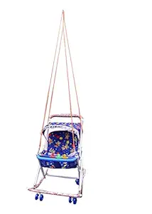 SHOPITRRA Baby Doll Stroller Foldable Babies Prams for Baby Ages 3 Years & Above (Blue Color) Multicolors.