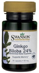 Preisvergleich Produktbild Ginkgo Biloba Extract 60 mg, 30 Caps