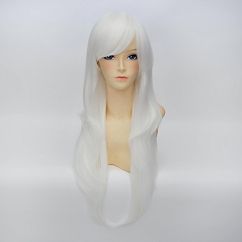70cm 28 Inches Long Wavy Lolita Fashion Lady Cosplay Wig+ Wig Cap