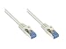 Produktbild Good Connections Cat.6A Ethernet LAN Patchkabel mit Rastnasenschutz RNS, S/FTP, PiMF, halogenfrei, 500MHz, OFC, 10-Gigabit-fähig (10/100/1000/10000-Base-T Ethernet Netzwerke) - z.B. für Patchpanel, Switch, Router, Modem - grau, 1,5m