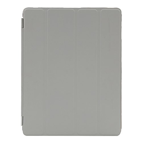 Besmall Neu Ultra Slim Edles iPad 2 3 4 Hülle – Smart Cover Leder Case Schutz Hülle Tasche + Back Case – inkl. Displayschutzfolie Reinigungstuch Stift mit Multi Ständer Auto Sleep Wake (iPad 2/3/4, Farbe:Weiß) - 6