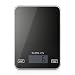 Produktbild Cikuso Digitale Küche Waage Lebensmittel Waage 11Kg / 5Kg - Ultra Dünn, Multifunktion, GEHrtetes Glas, Leicht Zu Reinigen, Groes Display Professionelle Digitale Küche Waage (Schwarz)