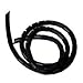 Price comparison product image Cable-Tex Spiral Binding - BLACK Cable Tidy Wrap 22mm x 2m