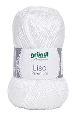 Grundl 760-01 Fil Loisirs créatifs Blanc Blanc