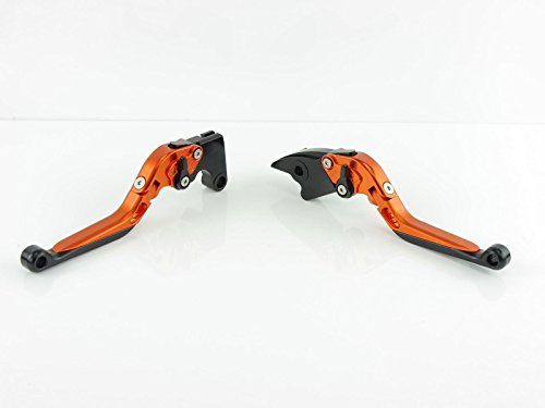 CNC Bremshebel Kupplungshebel klappbar KTM 125 Duke 2011-2016 orange - 