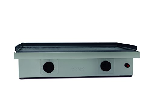 Simogas SILVER-75 Acier Plancha à Gaz Acier/Inox