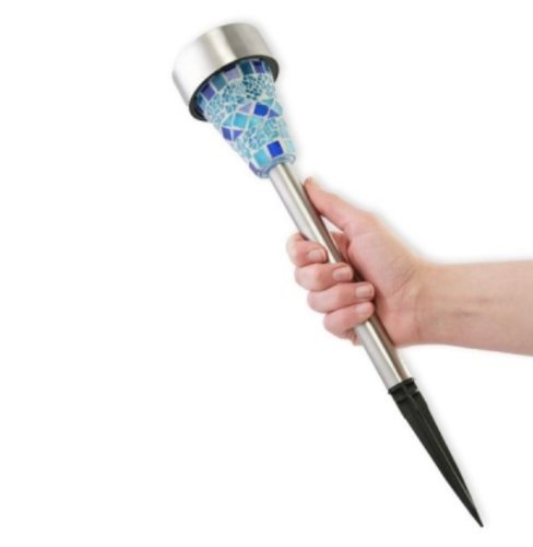 SolarleuchtenAcorn – Solar-Mosaik-Leuchten für die Gartenpfostenleuchte Packung mit 6 Stück - 2