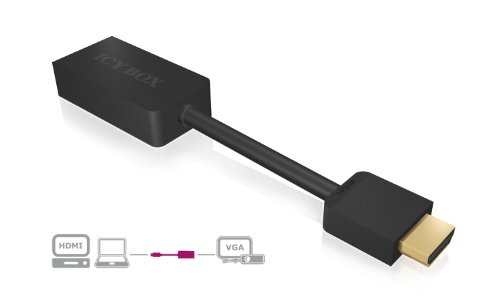 ICY BOX IB-AC502 HDMI zu VGA Adapter Full HD 1080p / EMI Abschirmung / Plug and Play - 2