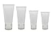 20PCS 10ml/15ml/30ml/50ml Clear Empty Refillable Plastic Soft Tubes Bottle Packing Sample Container For Shampoo Cleanser Shower Gel Body Lotion (50ml)