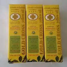Gold Cross Thai Herbal Yellow Oil -15 cc