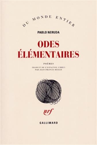 couverture de : Odes &eacute;l&eacute;mentaires