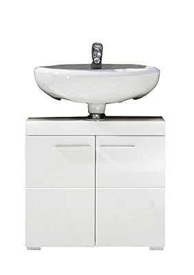 Maisonnerie 1393-301-01 Amanda Meuble sous Lavabo Blanc Ultrabrillant LxHxP 60 x 56 x 34 cm