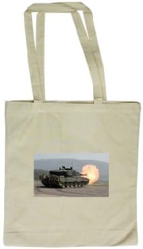 A Challenger 2 tank on the live firing range.. - Long Handled Shopping Bag