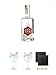 Produktbild Eva Gin Mallorca 0,7 Liter + Gin Sul Copo Ballon Glas 1 Stück + Gin Sul Copo Ballon Glas 1 Stück + Schiefer Glasuntersetzer eckig ca. 9,5 cm Ø 2 Stück