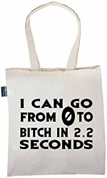 0 to Bitch in 2.2 Secs-Tote Shopper Carry Bag-NAT Shopper Bag-Tote bag