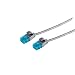 Produktbild Patchkabel Cat. 6 U/UTP Slim, grau 0,3m