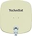 Price comparison product image Technisat Digidish 45 Satellite Dish 45cm with Mounting and Single LNB - Beige
