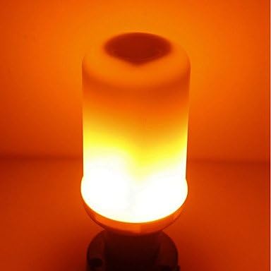 SENCART 1pc 5W 700 lm E14 GU10 E26/E27 B22 LED Corn Lights T 96 leds SMD 2835 Flame Flickering Warm White 85-265V ( Connector : B22 , Light Source Color : Warm White-1-85-265V )