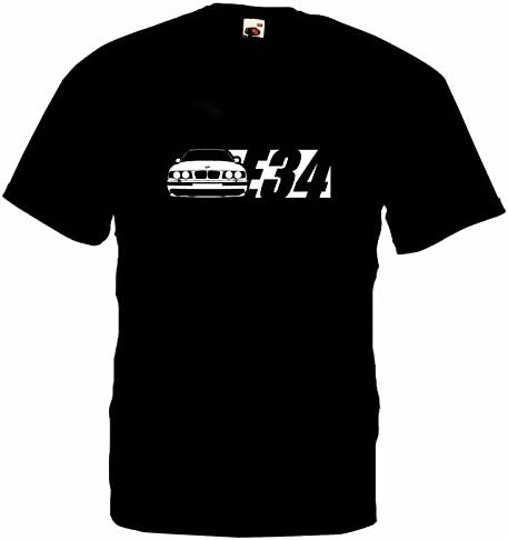 E34 BMW Old School Vinyl Customised Auto T-Shirt