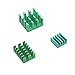 Price comparison product image AOKOULV For Raspberry Pi 4 Model B Heat Sink 3pcs Raspberry Pi Aluminum Heatsink Radiator Cooling Kit Cooler For Raspberry Pi