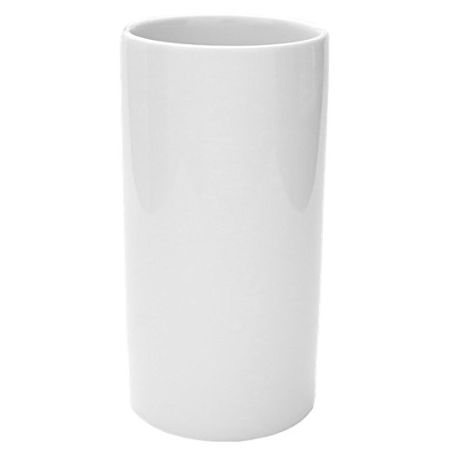 Holst Porzellan RV 020 Porzellanvase "Röhre" 20 cm, weiß, 10 x 10 x 20 cm