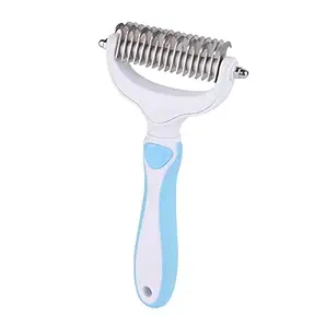 PetVogue Pet Grooming Tool - Dematting Comb with 2 Sided for Cats & Dogs